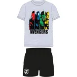 Chlapecké bavlněné pyžamo krátké AVENGERS / šedé 10 let (140cm)