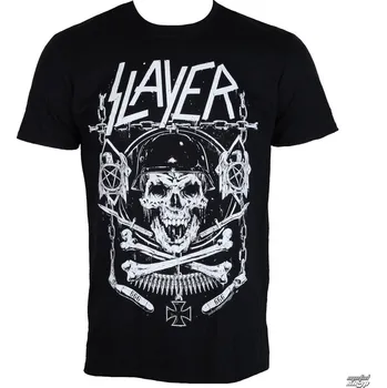 Pánské oblečení Tričko metal pánské Slayer - Skull & Bones - ROCK OFF - SLAYTEE36MB - XL