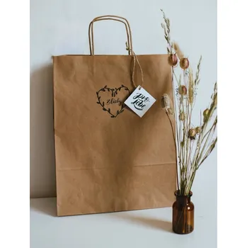 Dárková taška Be Nice Dárková taška - Z lásky (velká)