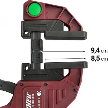 Truhlářská svěrka Piher - jednoruční svěrka Maxi Quick Délka: 15 cm