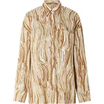 esmara® Dámská oversize blůza (40, vzor bílá / béžová)