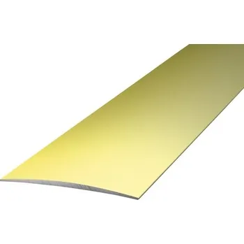 přechodová lišta Přechodový profil š. 80 mm, délka 270 cm, barva champagner (Podlahová lišta,Přechodová lišta, přechodový profil, hliníkový přechodový profil, bezbariérový práh, kobercové ukončení, lišta na ukočení podlahové krytiny, ukončovací líšta, zakončovací lišta,)