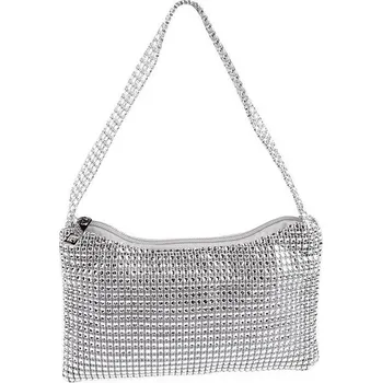 Kabelka Kabelka 22x13 cm - 1 stříbrná