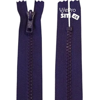 Zip zip kostěný fialový/194 No5 9194xx - Fialová, 14cm