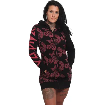 Dámská móda Dámské mikino šaty Yakuza SRB Allover 23107 black velikost: S