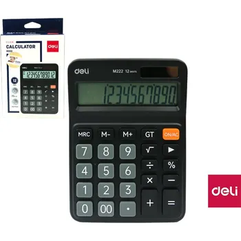 Kalkulačka Kalkulačka DELI EM222 černá