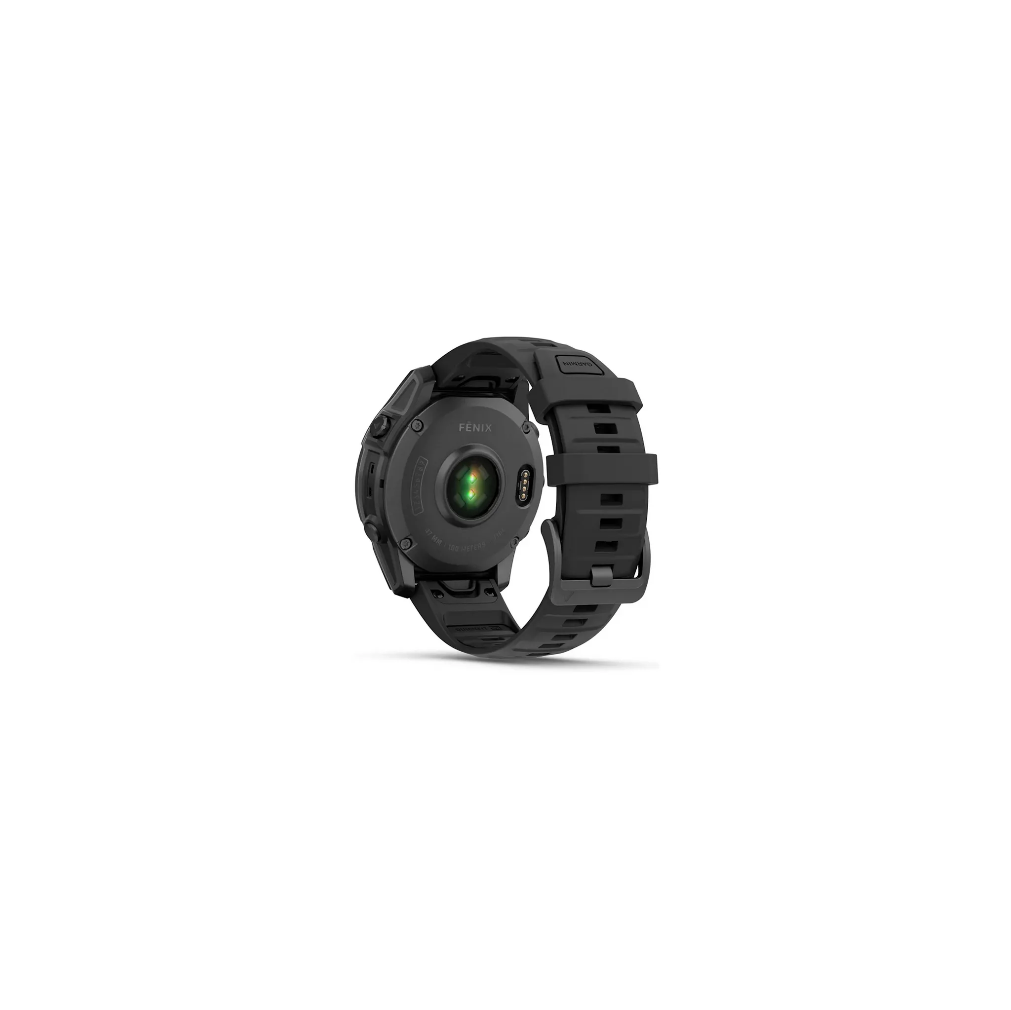 Fotografie 10 - Chytré hodinky Garmin fēnix E 47 mm Slate Gray Steel Black Silicone Band