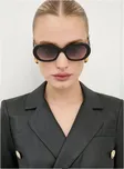 Sluneční brýle Chloé dámské, hnědá barva, CH0197S