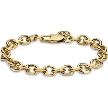 Náramek Essentials | 8mm kabelový řetízkový náramek zlaté barvy - Lucleon