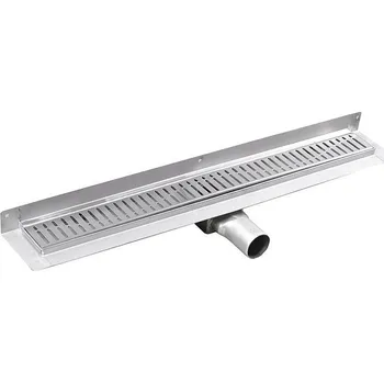 Gelco Manus MANUS ONDA nerezový podlahový žlab s roštem, ke stěně, L-650, DN50 GMO22