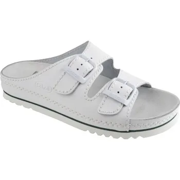 Dámská zdravotní obuv Scholl AIR BAG - zdravotní pantofle PROFESIONAL barva bílá Velikost: 46