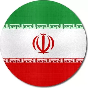 Vlajka Pelisport Iránská vlajka kulatá ø 45 mm