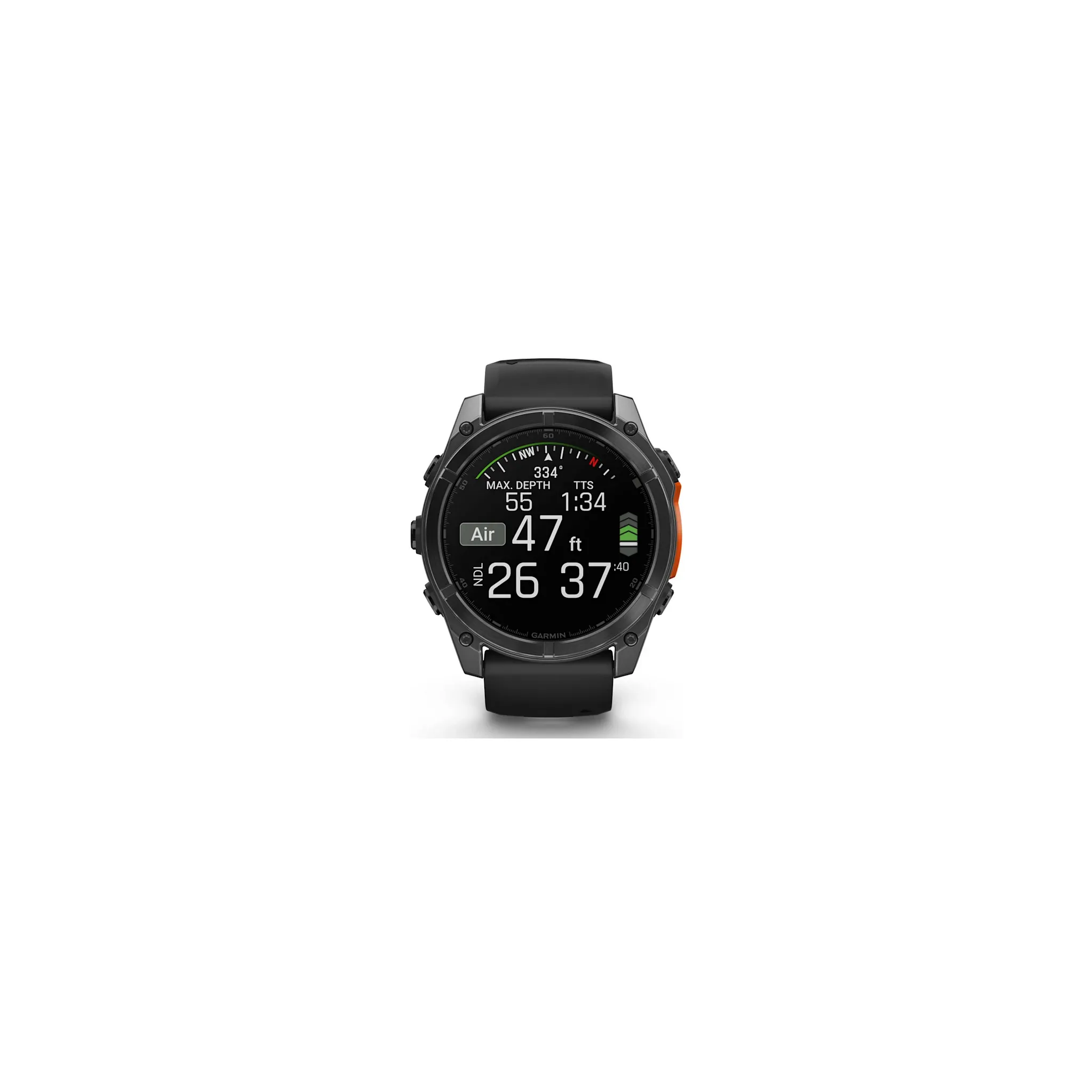 Fotografie 5 - Chytré hodinky Garmin fēnix 8 51 mm Slate Gray Black Silicone Band