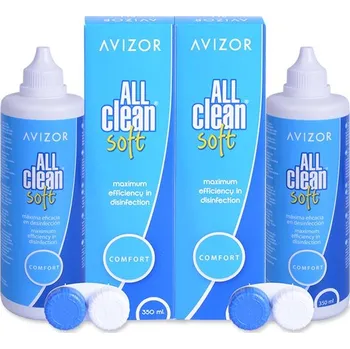Kontaktní čočky Avizor All Clean Soft 2x350 ml