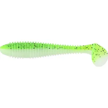 Umělá nástraha Gumová Nástraha Keitech Swing Impact Fat 2.8" 7cm Chartreuse Pepper Shad (8ks)