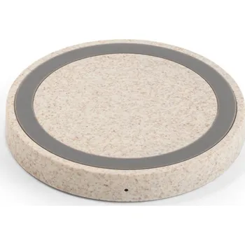 CUVIER. 5W bezdrátová nabíječka z ABS a slaměných vláken