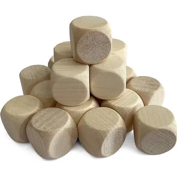 Hrací kostka imago Dřevěná hrací kostka (3ks)