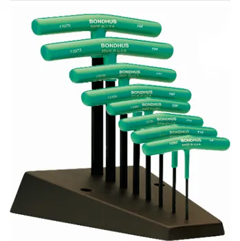 Klíč BONDHUS Sada T-klíčů TTHX 8 torx T9-40+stojan