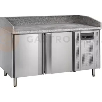 Chladicí pizza stůl, bez nástavby | TEFCOLD, PT 1200