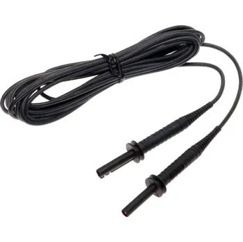 elektrický kabel Sonel 5 m černý kabel 5 kV (banánkové zástrčky, stíněný)