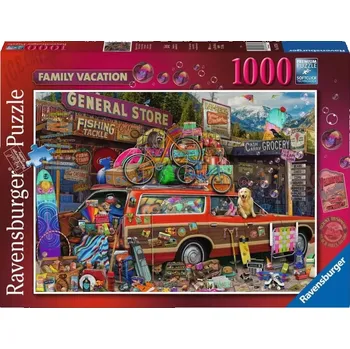 Puzzle Ravensburger Rodinná dovolená 1000 dílků