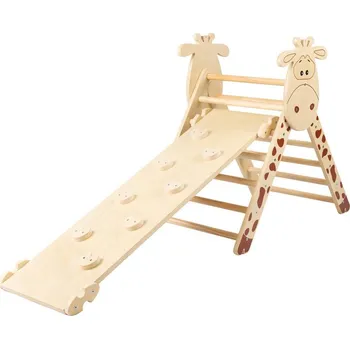 Dřevěná hračka Lezecký set Žirafa