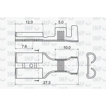 Auto elektroinstalace Konektor dutinka 9,5mm