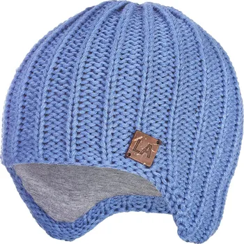 Módní doplněk Little Angel Čepice pletená na uši Outlast ® - ocelová Velikost čepic: 3 | 42-44 cm