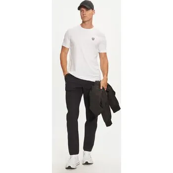 EA7 Emporio Armani T-Shirt 8NPT16 PJRGZ 1100 Bílá Regular Fit 3XL