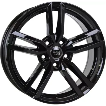 Alu kolo Alu kola Racing Line Y0136, 17x7.5 5x112 ET30, černá lesklá vhodné pro BMW 3 G20, G21 (od 2018), BMW 4 G22, G23 (od 2020), Mercedes E W214 (od 2024)