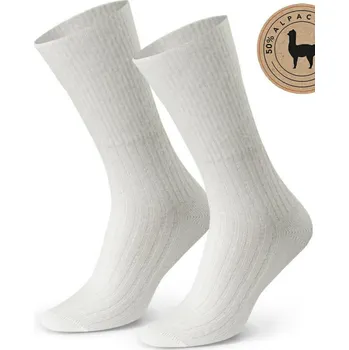Pánské ponožky Dámské ponožky ALPACA 50% 044 ECRU 38-40