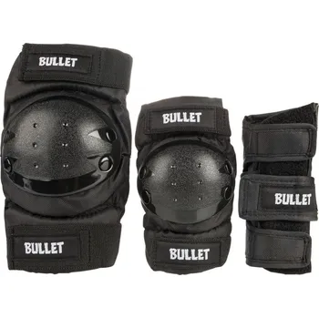Sada chráničů Bullet - Triple Pad Set Black - Dětská sada chráničů