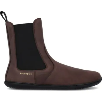 Dámská zdravotní obuv Groundies Zateplené Chelsea Camden Dark Brown Velikost EU: 41, vnitřní délka: 266, vnitřní šířka: 93