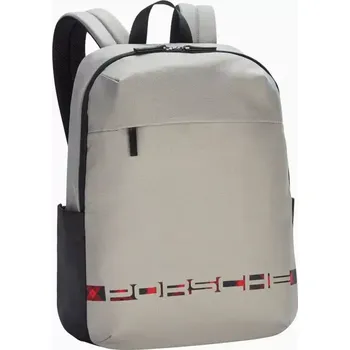 PORSCHE Backpack Turbo No. 1 Batoh dámský do města světle šedá (Prostorný batoh od Porsche s polstrovanou přihrádkou na notebook.)