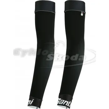cyklistický dres MID black - rukávky Santini SP680--MID