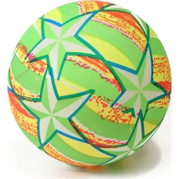 Dětský míč Gumový míč s hvězdami zelený 24 cm