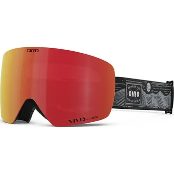 Sjezdové lyžování Brýle GIRO Contour Black/White Landscape Vivid Ember/Vivid Infrared (2 skla)