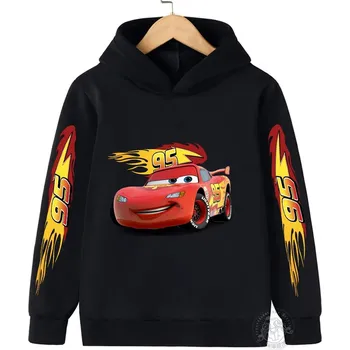Chlapecký svetr Dětská mikina CARS Lightning McQueen (mix barev) potisk 1 Barva: Černá, Velikost: 120