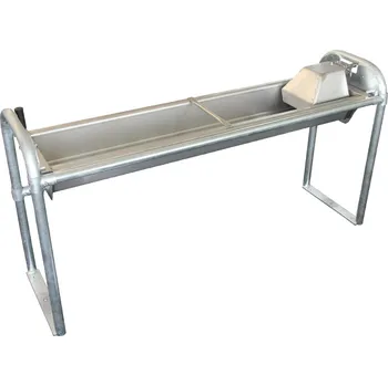 napáječka pro hospodářská zvířata Napájecí výklopný nerezový žlab do podlahy Suevia - Model 8531 Druh: model 8531, 1 m