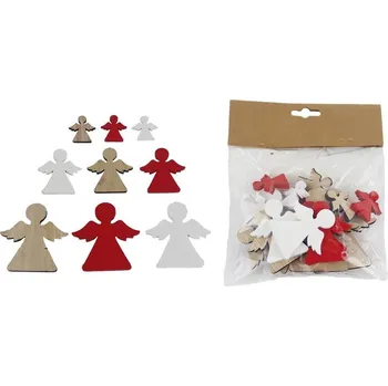 Vánoční dekorace Dekorace anděl,18 ks D6574