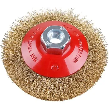 Brusný kartáč Kartáč rotační miskový FESTA vlnitý 100x20mm M14 21900