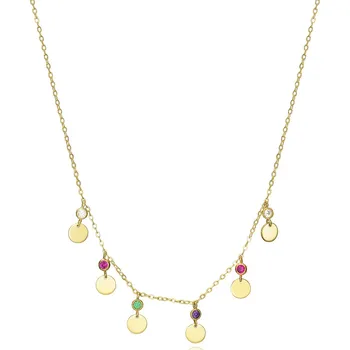 Náhrdelník Viceroy Pozlacený náhrdelník s přívěsky Trend 13006C100-59 + 2 měsíce na vrácení zboží