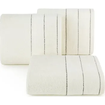 Ručník BAVLNĚNÝ RUČNÍK ELZA 50X90 CM KRÉMOVÁ