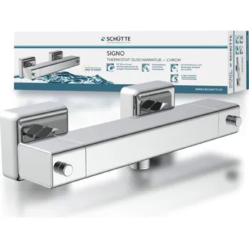 Sprchový set SCHÜTTE SIGNO sprchová baterie s termostatem, termostat, sprchová baterie, sprchový termostat v chromu | 52485
