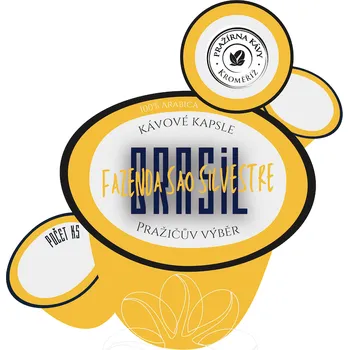 Kávové kapsle - Pražičův výběr Brazilia Sao Silvestre (Kávové kapsle pro Nespresso)