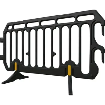 Plot HAPPY END Mobilní plastové zábradlí, černá, 200 cm × 100 cm - DP 4E32