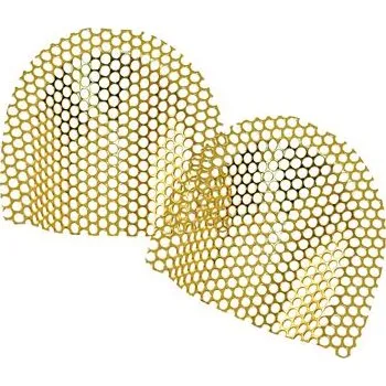 Větrací mřížka Dentaurum drátěná zesilovací mřížka zlatá - 10 ks