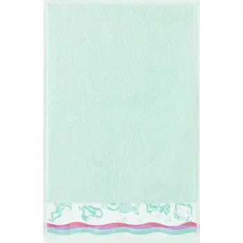 Ručník DARRÉ Bavlněný ručník Mořské panny - mint Velikost: ručníček 30 x 50