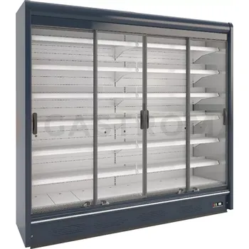 Chladicí vitrína přístěnná, posuvné dveře, bez agregátu | JUKA, York 210/80/200 DP