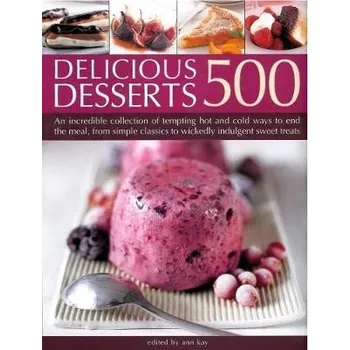 Cizojazyčná kniha 500 Delicious Desserts